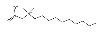 (Carboxymethyl)decyldimethylammonium hydroxide Structure