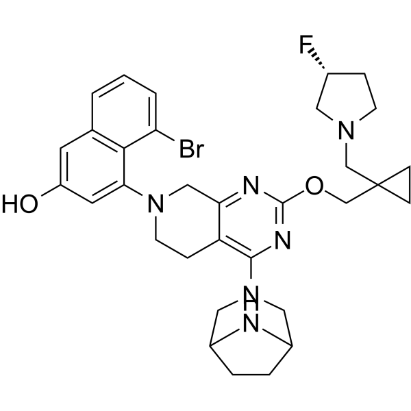 KRAS G12D inhibitor 8结构式