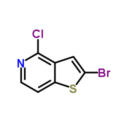 2-溴-4-氯噻吩并[3,2-c]吡啶结构式