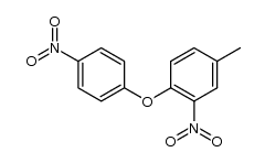 (4-methyl-2-nitro-phenyl)-(4-nitro-phenyl)-ether结构式