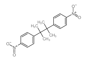 Benzene,1,1'-(1,1,2,2-tetramethyl-1,2-ethanediyl)bis[4-nitro- Structure