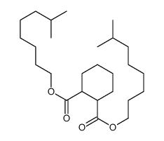 1,2-Bis(7-Methyloctyl)cyclohexyl-1,2-dicarboxylate结构式