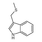 3-(methylsulfanylmethyl)-1H-indole结构式