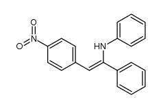 β-Phenylamino-4-nitro-stilben Structure