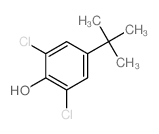 Phenol,2,6-dichloro-4-(1,1-dimethylethyl)- Structure