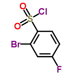 2-溴-4-氟苯磺酰氯结构式