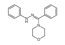 N-[[morpholin-4-yl(phenyl)methylidene]amino]aniline结构式