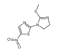 2-(2-methylsulfanyl-4,5-dihydro-imidazol-1-yl)-5-nitro-thiazole结构式