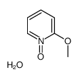 2-methoxy-1-oxidopyridin-1-ium,hydrate Structure