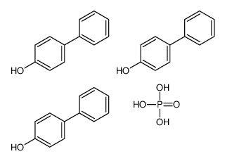 4-phenylphenol,phosphoric acid Structure