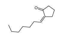 2-亚庚基环戊酮(6CI,9CI)结构式