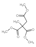 2-甲氧羰基-2-甲基琥珀酸二甲酯结构式