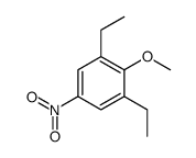 1,3-diethyl-2-methoxy-5-nitrobenzene结构式