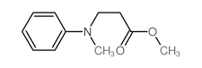 b-Alanine,N-methyl-N-phenyl-, methyl ester结构式