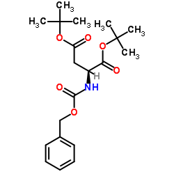 Z-L-天冬氨酸叔丁酯叔丁酯结构式