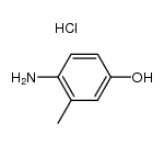 4-hydroxy-2-methylaniline hydrochloride Structure