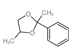 2,4-dimethyl-2-phenyl-1,3-dioxolane结构式