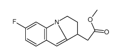 (6-氟-2,3-二氢-1H-吡咯并[1,2-a]吲哚-1-基)甲基醋酸盐结构式