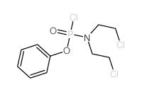 Phosphorochloridamidicacid, N,N-bis(2-chloroethyl)-, phenyl ester结构式