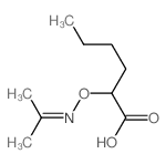 2-(propan-2-ylideneamino)oxyhexanoic acid Structure
