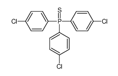 tris(4-chlorophenyl)-sulfanylidene-λ5-phosphane Structure
