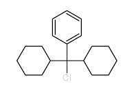 Benzene,(chlorodicyclohexylmethyl)- Structure