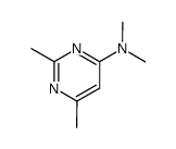 4-(N,N-dimethylamino)-2,6-dimethylpyrimidine结构式
