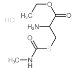 L-Cysteine, ethylester, methylcarbamate (ester), monohydrochloride (9CI)结构式