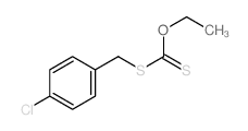 Carbonodithioic acid,S-[(4-chlorophenyl)methyl] O-ethyl ester结构式