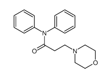 3-morpholin-4-yl-N,N-diphenylpropanamide结构式