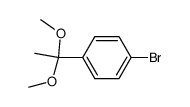 4-BROMOACETOPHENONE DIMETHYL ACETAL结构式