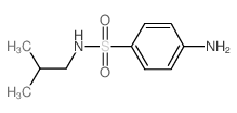 4-Amino-N-isobutylbenzenesulfonamide结构式