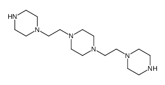 1,4-双[2-(1-哌嗪基乙基)哌嗪结构式