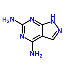 1(H)-4,6-二氨基吡唑[3,4-d]嘧啶结构式