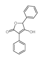 2(5H)-Furanone,4-hydroxy-3,5-diphenyl-结构式