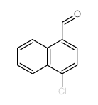 1-Naphthalenecarboxaldehyde,4-chloro- Structure