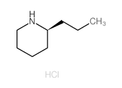 Piperidine, 2-propyl-,hydrochloride (1:1), (2S)- Structure