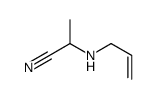 2-(prop-2-enylamino)propanenitrile Structure