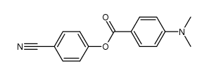 4-cyanophenyl 4-(dimethylamino)benzoate Structure