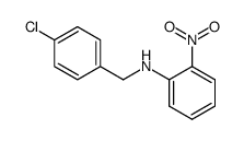 N-(p-Chlorobenzyl)-2-nitro aniline Structure