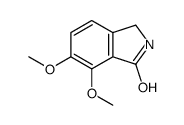 6,7-二甲氧基异吲哚啉-1-酮结构式