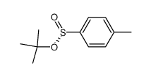 (-)-tert-butyl (S)-4-methylbenzenesulfinate结构式