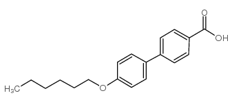 4-(4-hexoxyphenyl)benzoic acid Structure