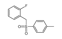 1-fluoro-2-[(4-methylphenyl)sulfonylmethyl]benzene Structure