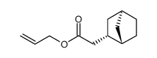 exo-Norbornyl-2-essigsaeureallylester Structure