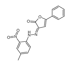 3-[(4-Methyl-2-nitro-phenyl)-hydrazono]-5-phenyl-3H-furan-2-one结构式