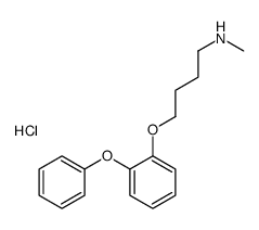 N-methyl-4-(2-phenoxyphenoxy)butan-1-amine,hydrochloride Structure