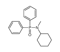 N-diphenylphosphoryl-N-methylcyclohexanamine结构式