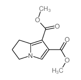 dimethyl 6,7-dihydro-5H-pyrrolizine-1,2-dicarboxylate结构式