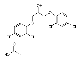 acetic acid,1,3-bis(2,4-dichlorophenoxy)propan-2-ol结构式